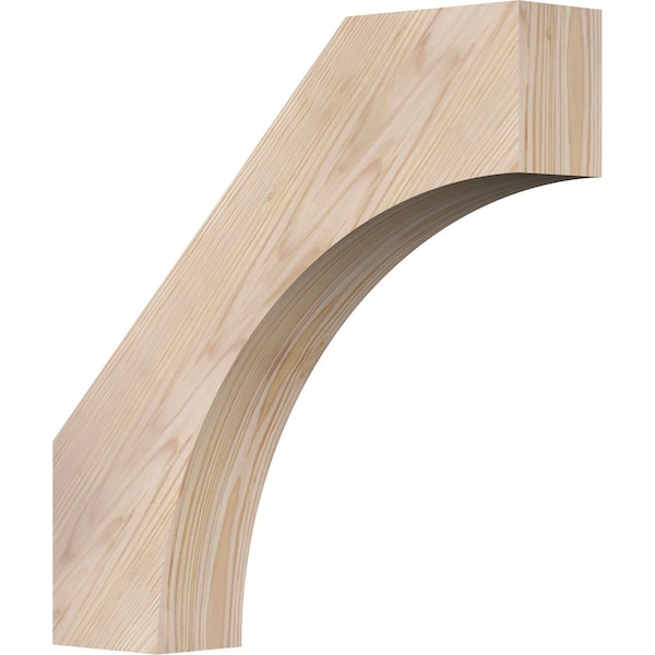 Ekena Millwork 3 1/2"W x 18"D x 18"H Westlake Smooth Knee Brace, Douglas Fir BRC04X18X18WTL00SDF - main